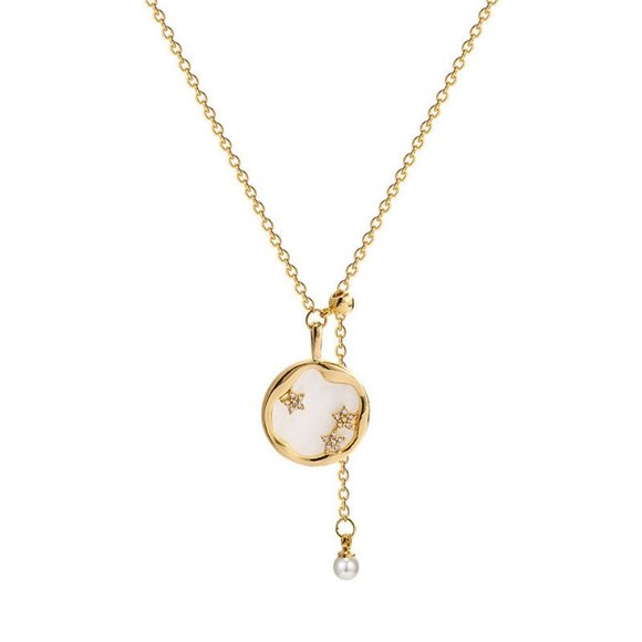 *NEW 925 Sterling Silver Pearl Shell Necklace B - Picture 10 of 10